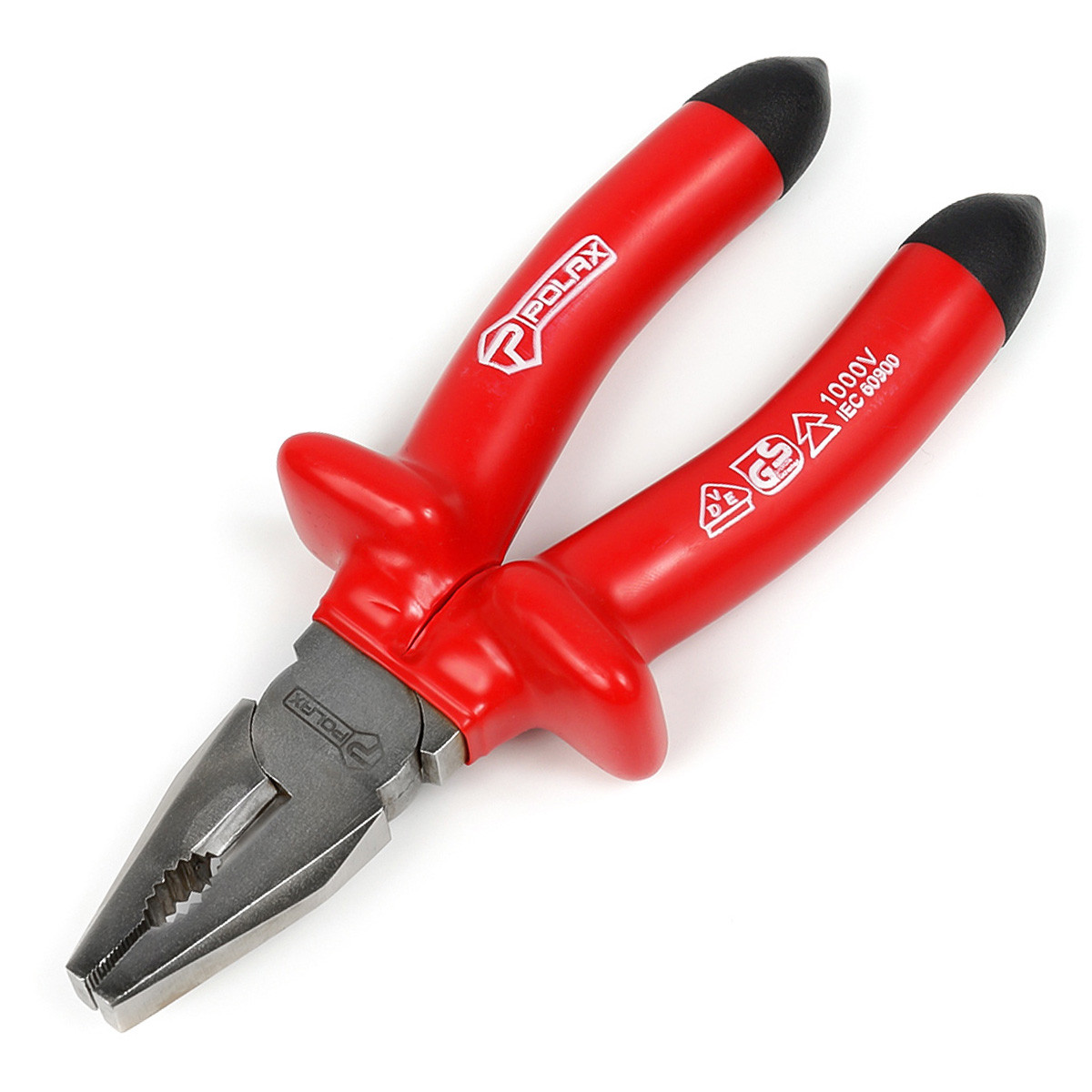 Плоскогубці - пасатижі Polax діелектричні 180 мм, до 1000V (35-020), фото 1