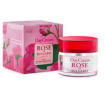 Денний крем для обличчя з рожевою водою Rose of Bulgaria BioFresh