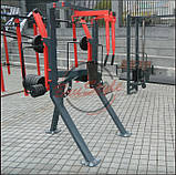 Вуличний тренажер "На задні дельти" на спортивний майданчик, фото 2