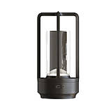 Настільна лампа SND01 (чор) акамуляторна, фото 2