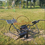 Тренажер "Гіпертекстензія" подвійна на вулицю на спортплощадку, фото 2