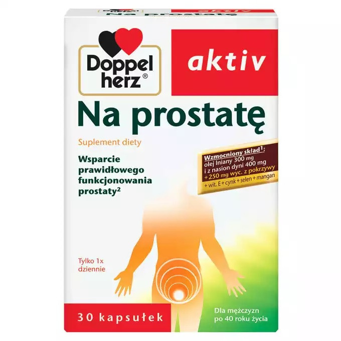 Doppelherz Aktiv Na prostatę комплекс для чоловіків, 30 капсул. До 04/2026