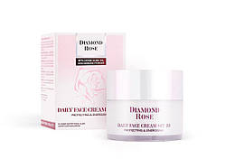 Денний крем для обличчя з екстрактом чорної ікри та олією троянди SPF 20 Diamond Rose BioFresh 50 мл