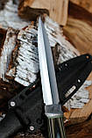 Кинджал XL ручної роботи «Терн #2» зі шкіряними піхвами N690/60-61 HRC., фото 2