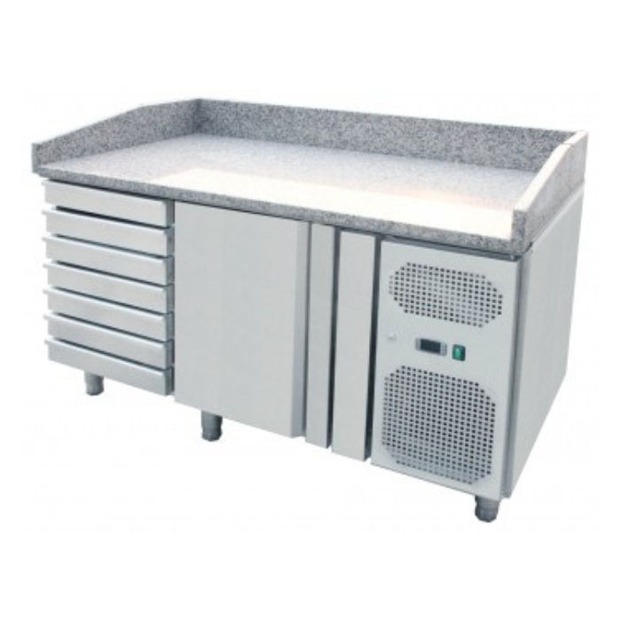 Стіл для піци Rauder SRP Z1610TN холодильний з гранітною стільницею, фото 1