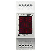 Вольтметр ВМ-3 DigiTop вимірювана напруга 50-400В