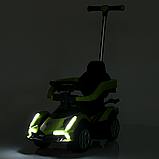Каталка-толокар з батьківською ручкою M 5781 EL, green, фото 7