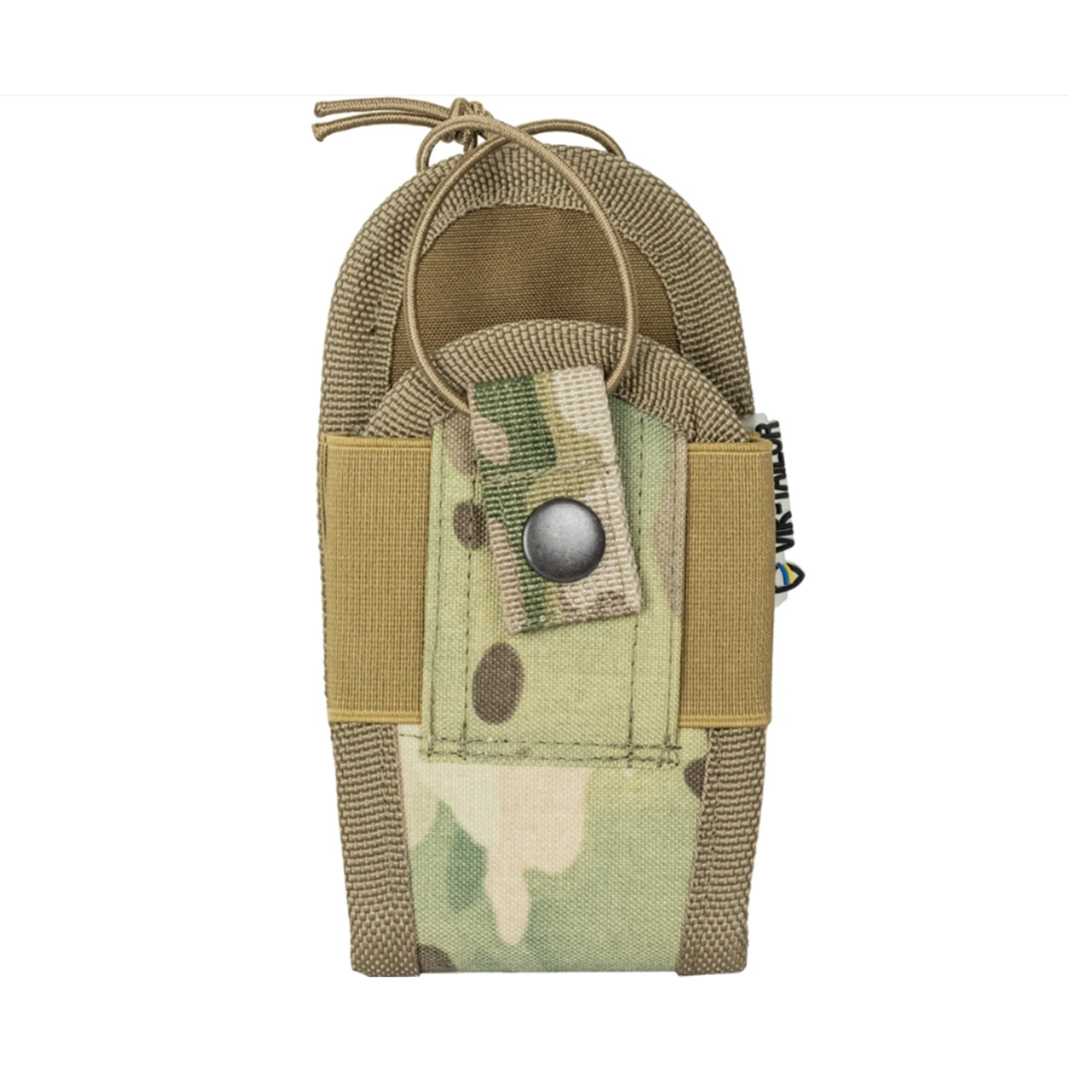 Підсумок для рації з cordura 1000d/ Тактичний підсумок під рацію мультикам/ Військовий підсумок із системою MOLLE, фото 1