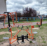 Вуличний спортивний тренажер "Біцепс машину" на майданчик, фото 5