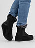 Жіночі дутики зимові з хутром високі чорні (ЛБ 2), фото 10