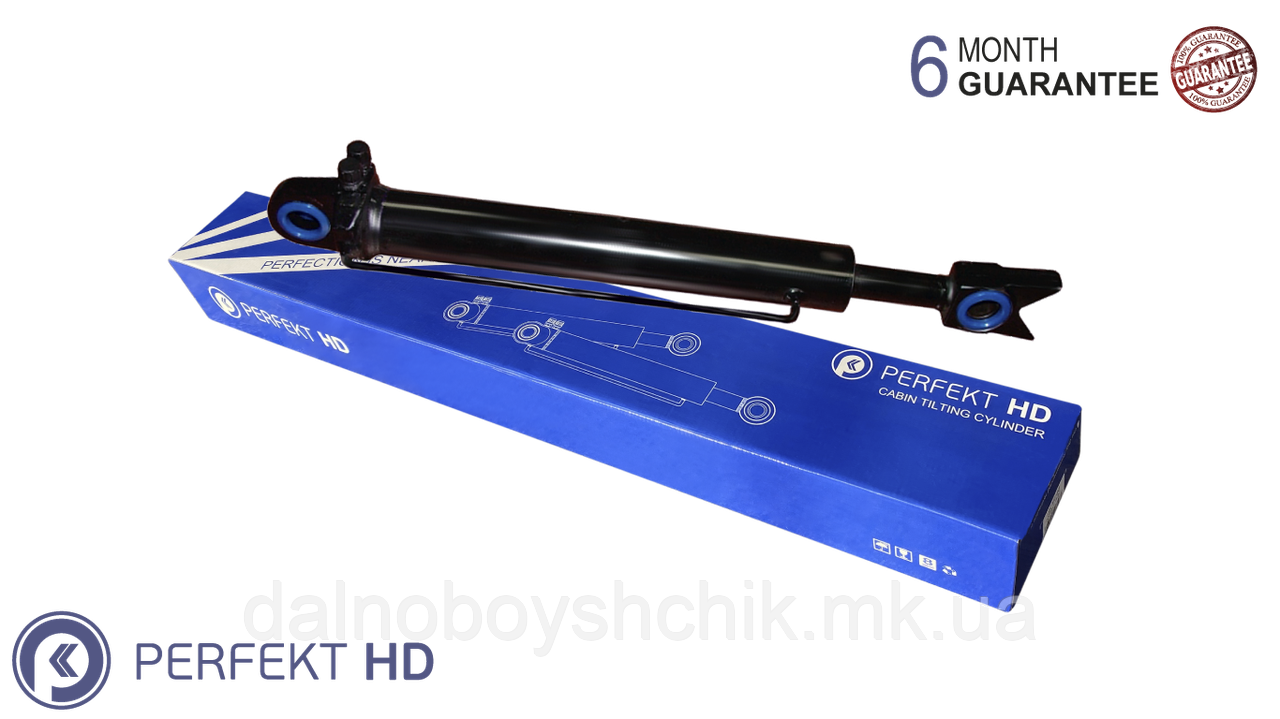 Циліндр підйому кабіни R RVI MAGNUM DXI [2 штуцера] PERFEKT HD DP-RE-360 (5010629264)