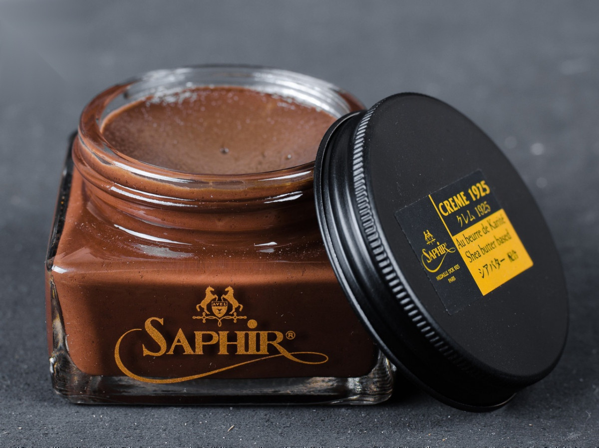 Крем для жированой кожи Saphir Medaille D'or Oiled Leather Cuir Gras (1063), 75 мл,цв.средне-коричневий(37)