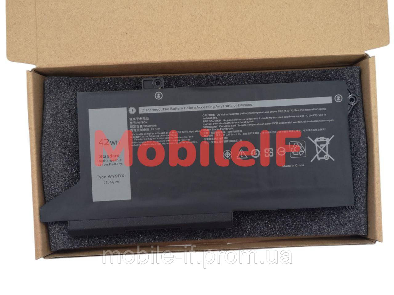 Акумулятор Батарея DELL Latitude 5420, 5520, Precision 15 3560 Series, WY9DX, 3500mah, 42Wh, фото 1