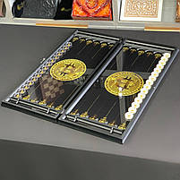 Нарди скляні Долар 61×27×5см подарункові, фото 6