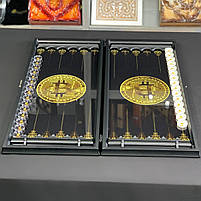 Нарди скляні Долар 61×27×5см подарункові, фото 5