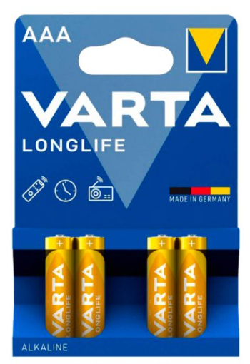 Батарейка Varta Longlife AAA 4 шт.
