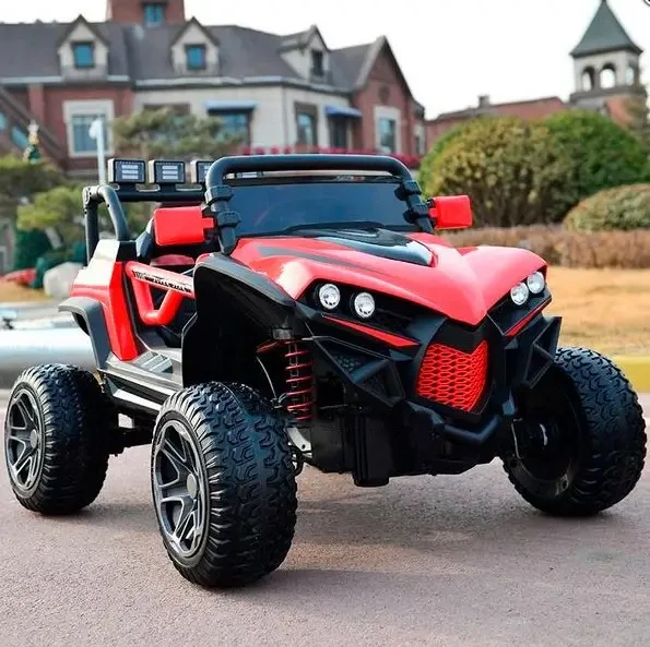 Дитячий електромобіль на акумуляторі Багі M 3804 з пультом радіокерування для дітей 3-8 років червоний, фото 1