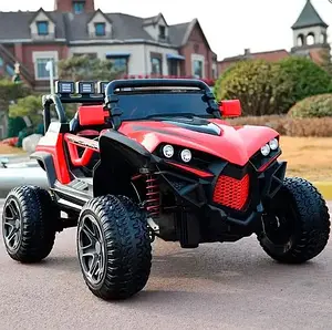 Дитячий електромобіль на акумуляторі Багі M 3804 з пультом радіокерування для дітей 3-8 років червоний