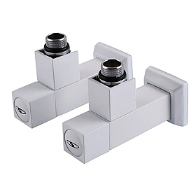 Крани кубічні SOLOMON LUX 1/2″ CUBE WHITE 8888 (2шт.)