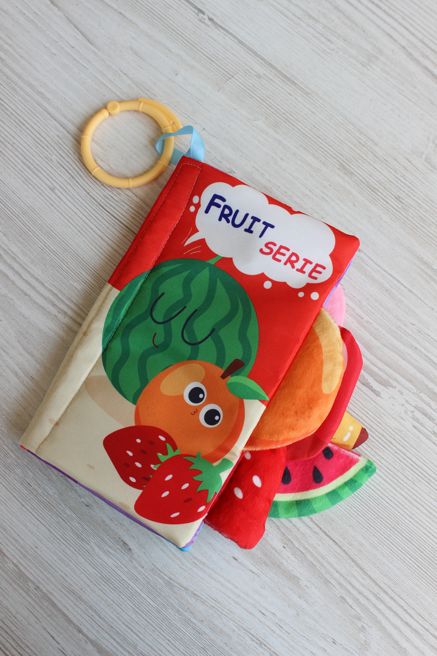 М`яка книжечка шуршалка Фрукти 368-1 F