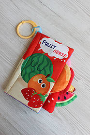 М`яка книжечка шуршалка Фрукти 368-1 F