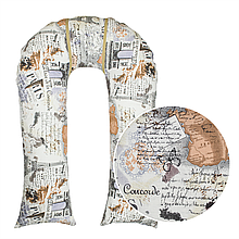 Наволочка на подушку для вагітних та дітей U-280 115х87 см Париж