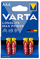 Батарейка Varta Longlife Max Power AAA BLI 4 Alkaline