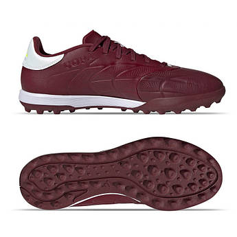 Футбольні сороконіжки Adidas Copa Pure II League Turf IE7497, Бордовий, Розмір (EU) — 40