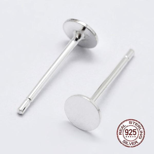 Основи для Пусет 11,5х4 мм 2 шт Срібло 925, фото 1