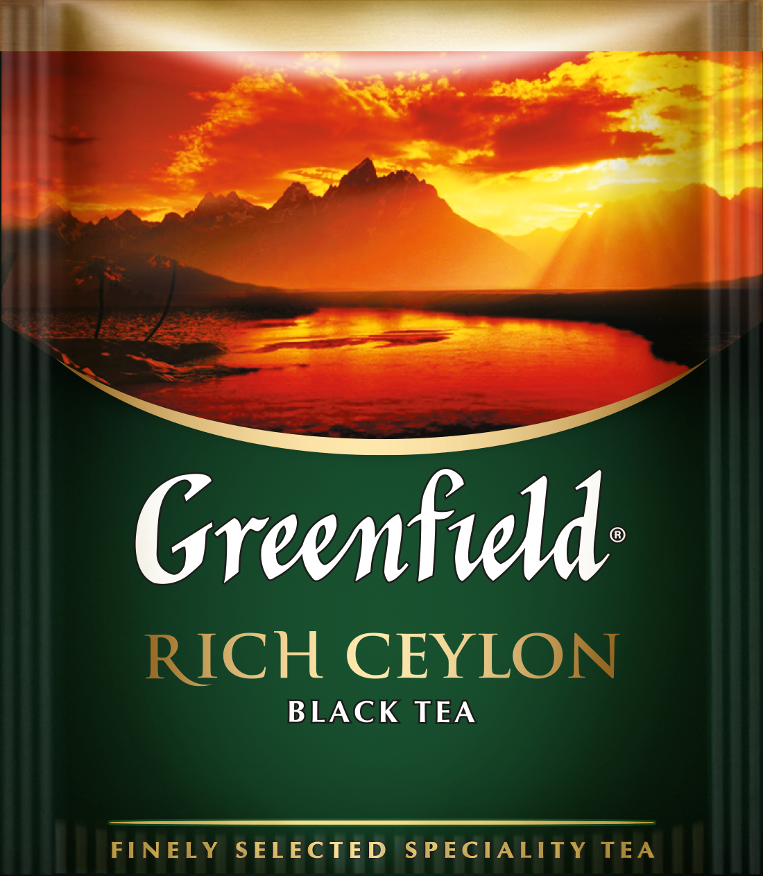 Чай Грінфілд чорний Rich Ceylon 50 пакетиків ХоРеКа