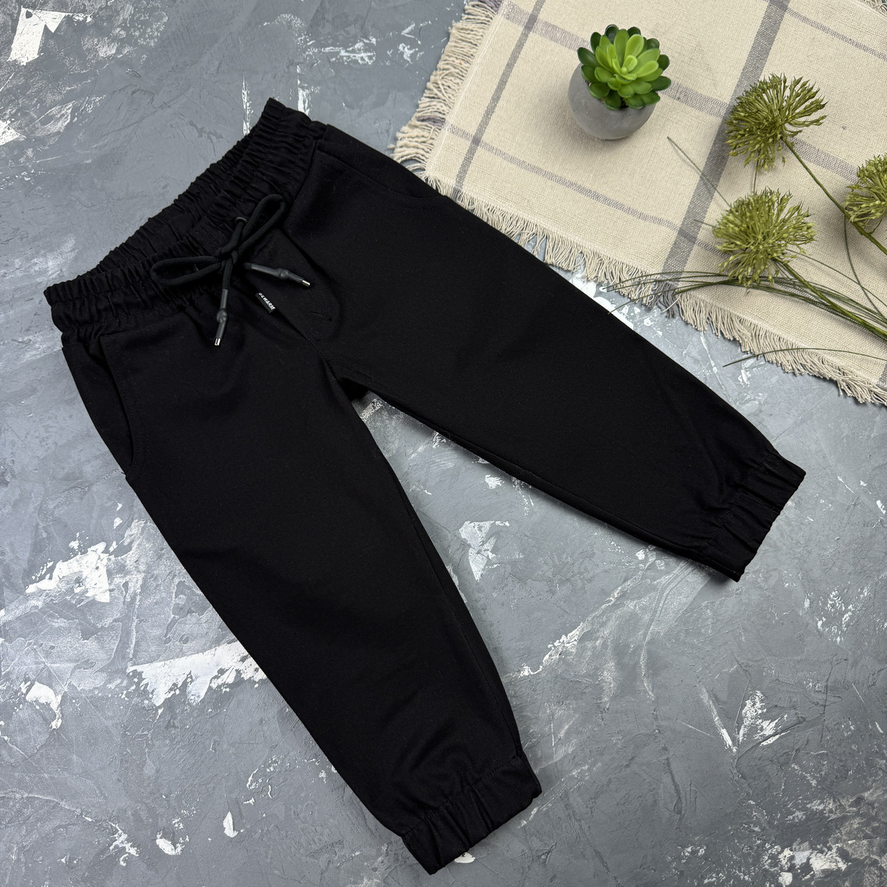 Штани дитячі джоггери Organic Cotton Чорний