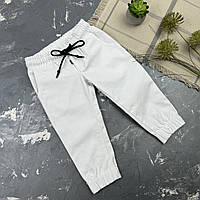 Штани дитячі джоггери Organic Cotton Білий