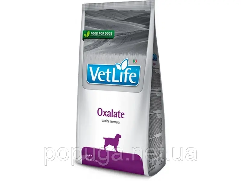 Farmina (Фарміна) Vet Life Oxalate сухий лікувальний корм для собак при МКХ для скорочення оксалатів 2кг