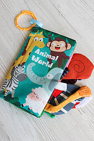 М`яка книжечка шуршалка Тваринки 368-1 D