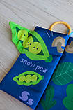 М`яка книжечка шуршалка Овочі 368-1 E, фото 9