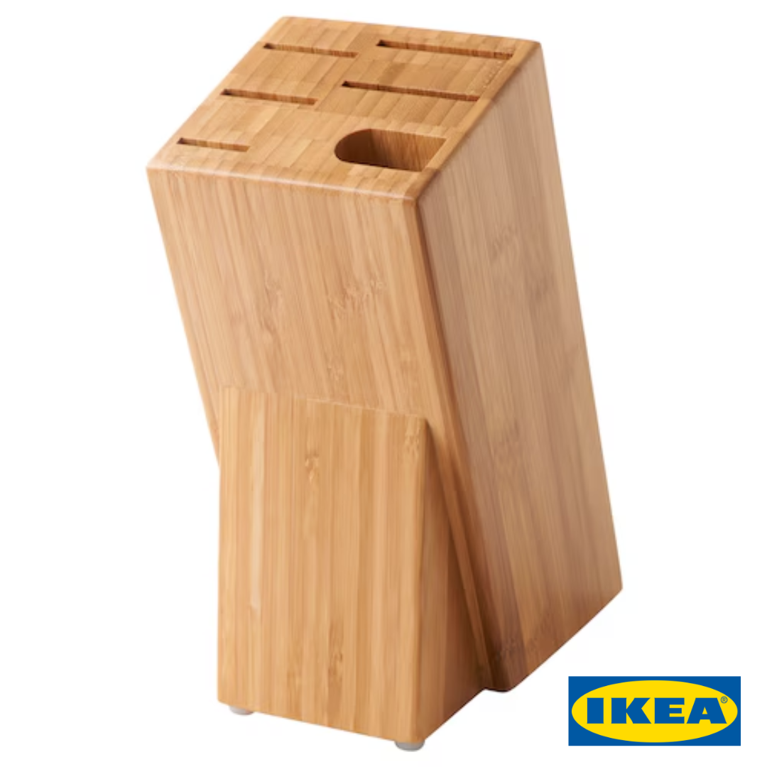 Підставка для ножів IKEA HYVLA (ІКЕА ХІВЛА). 30293898. Дерев'яна