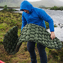 Надувний килимок Highlander Nap-Pak Inflatable Sleeping Mat 5 cm (Olive), фото 3