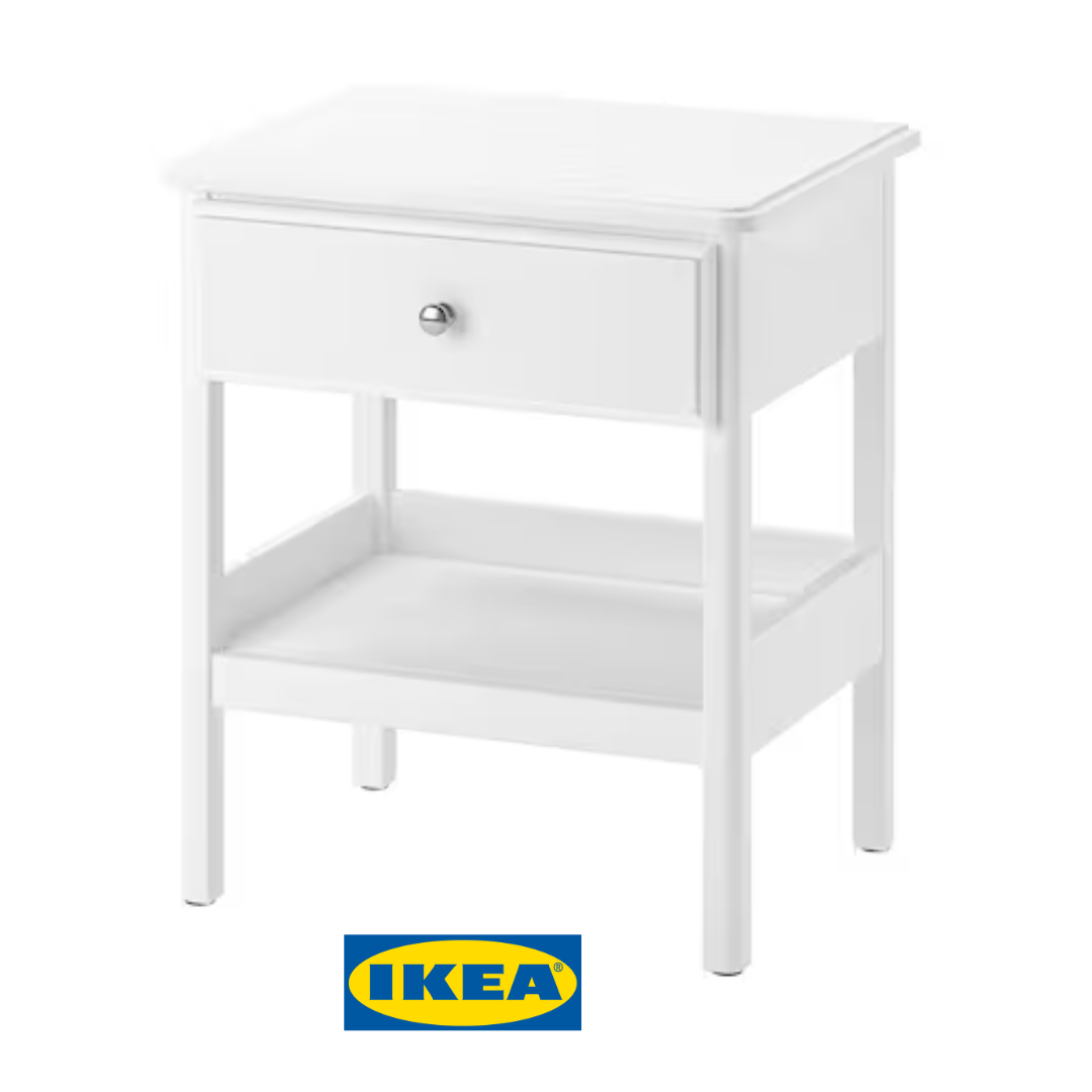 Тумба приліжкова IKEA TYSSEDAL (ІКЕА ТИСІДАЛЬ). 70299959. Біла