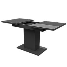 Обідній розсувний стіл ТВІСТ МДФ Neman, колір сірий глянець, фото 3