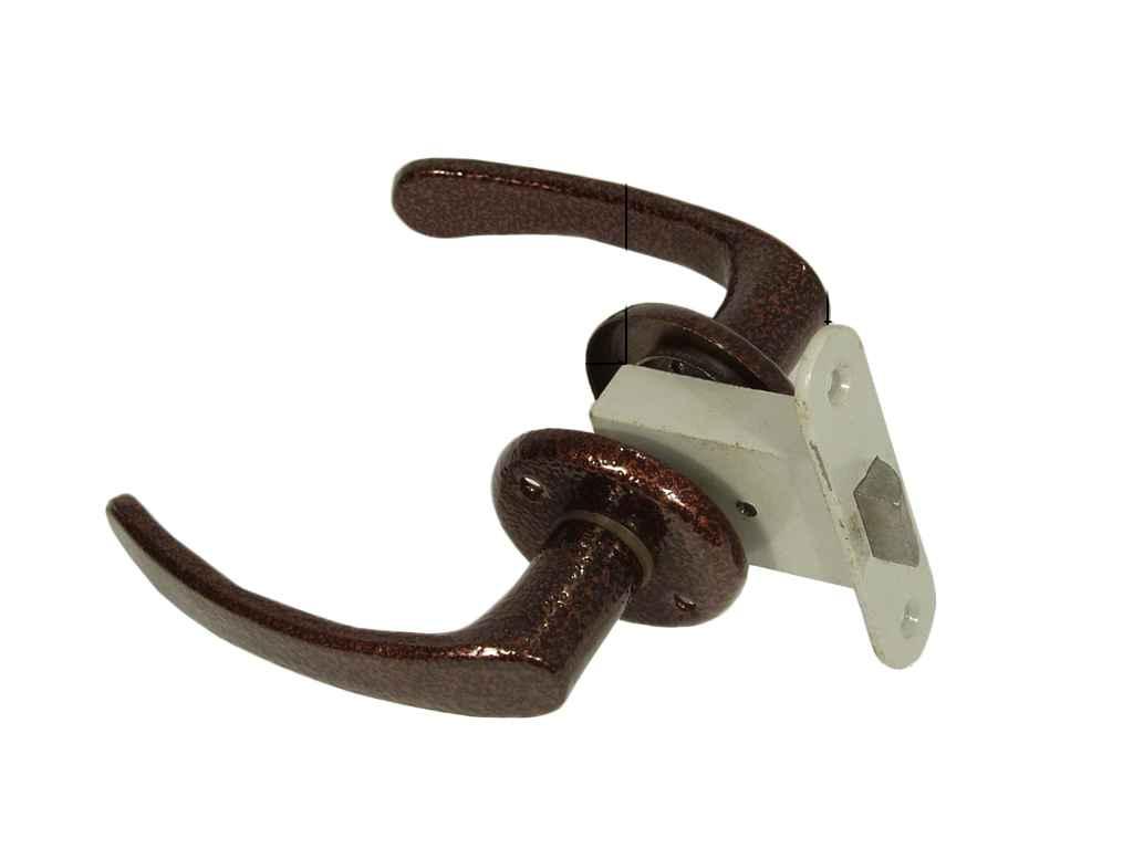 Клямка з ручкою ЗЩ-3П бакир ТМ ТАНДЕМ BP, фото 1