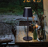 Настільна лампа SND04 (чор) акамуляторна, фото 3