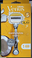 Gillette Venus Olay Comfortglide coconut Станок для гоління жіночий зі змінним картріджем