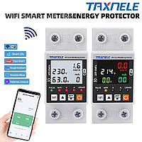 Розумний Wi-Fi вмикач/вимикач TAXNELE AC 220 V 63 A з підтримкою TUYA