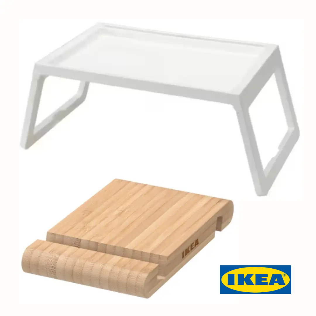 Набір! Стіл для сніданку IKEA KLIPSK + підставка для телефону IKEA BERGENES