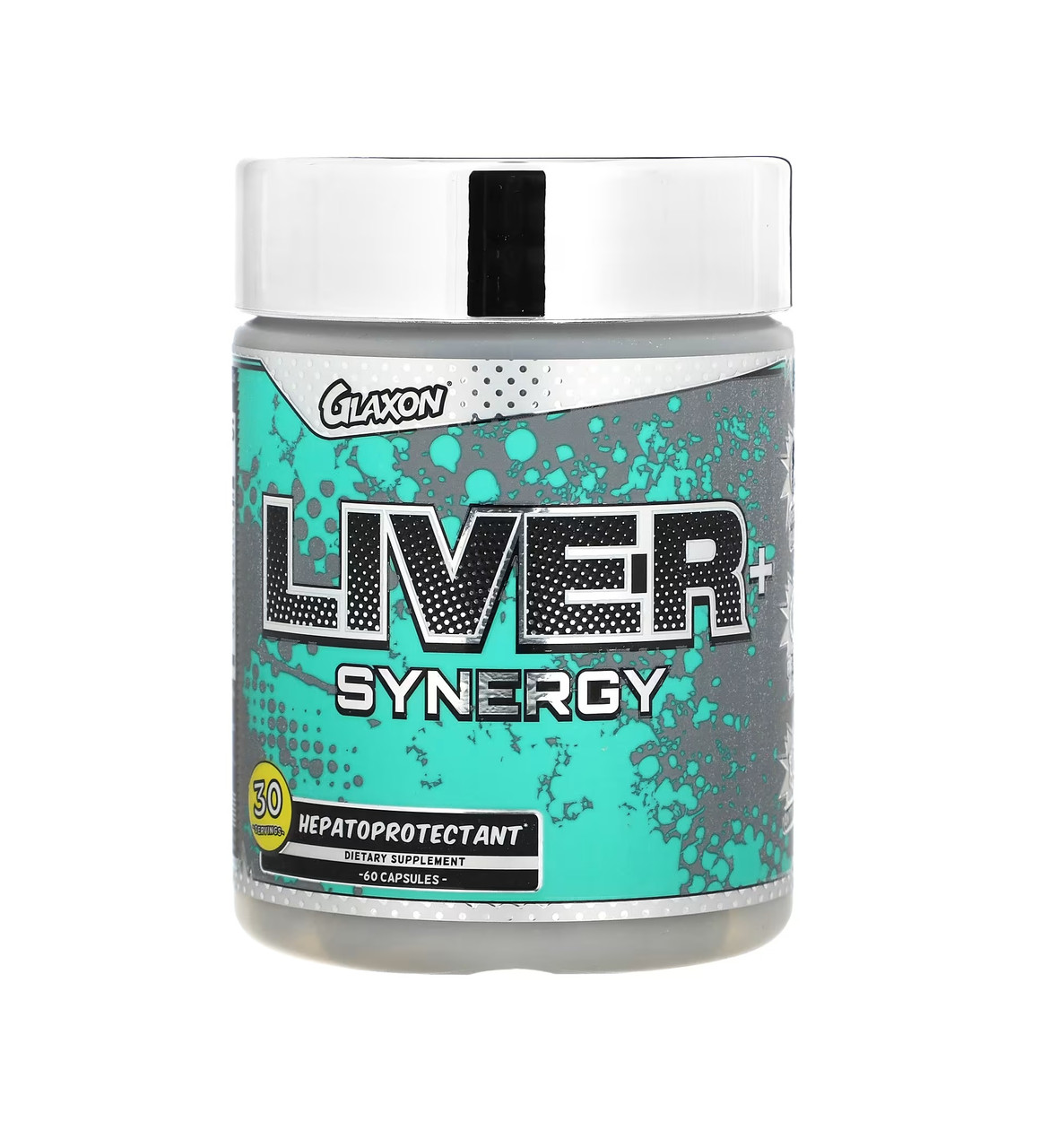 Для підтримки і відновлення печінки Glaxon Liver+ Synergy 60 капс.