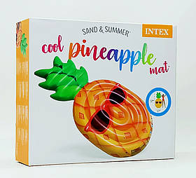Надувний пліт Intex "Ананас в окулярах" 2.16*1.07 см 58790