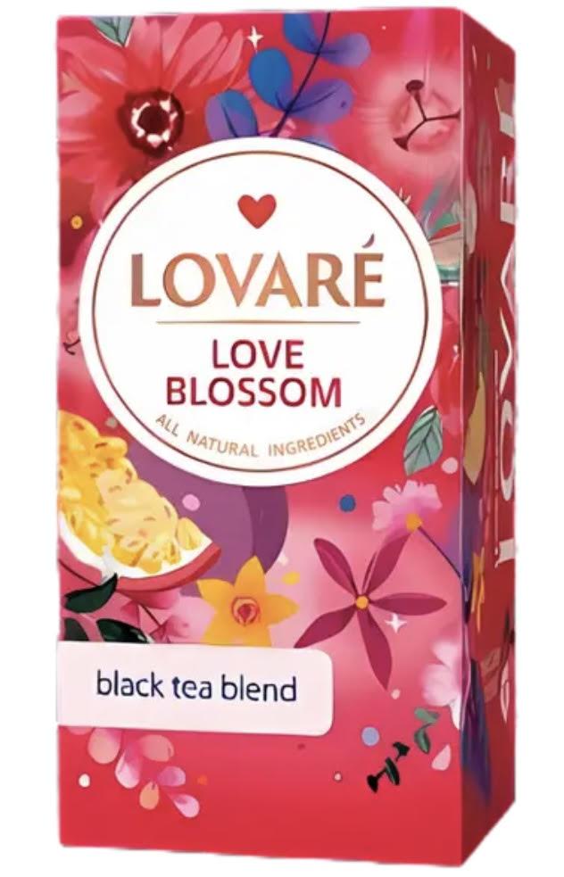 Чай чорний Lovare Love Blossom пакетований 24 по 2 г
