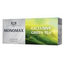 Чай зелений Мономах Exclusive Green китайський пакетований 25 шт