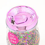 Тамблер-стакан YES з блискiтками Party, 300 мл, фото 2