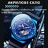 Годинник зелений чоловічий водонепроникний з підсвічуванням будильником електронно-стрілочний сталевий Sanda Army, фото 7